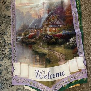 Thomas Kincade welcome flag